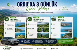 Ordu’da 3 Günlük Gezi Rotası